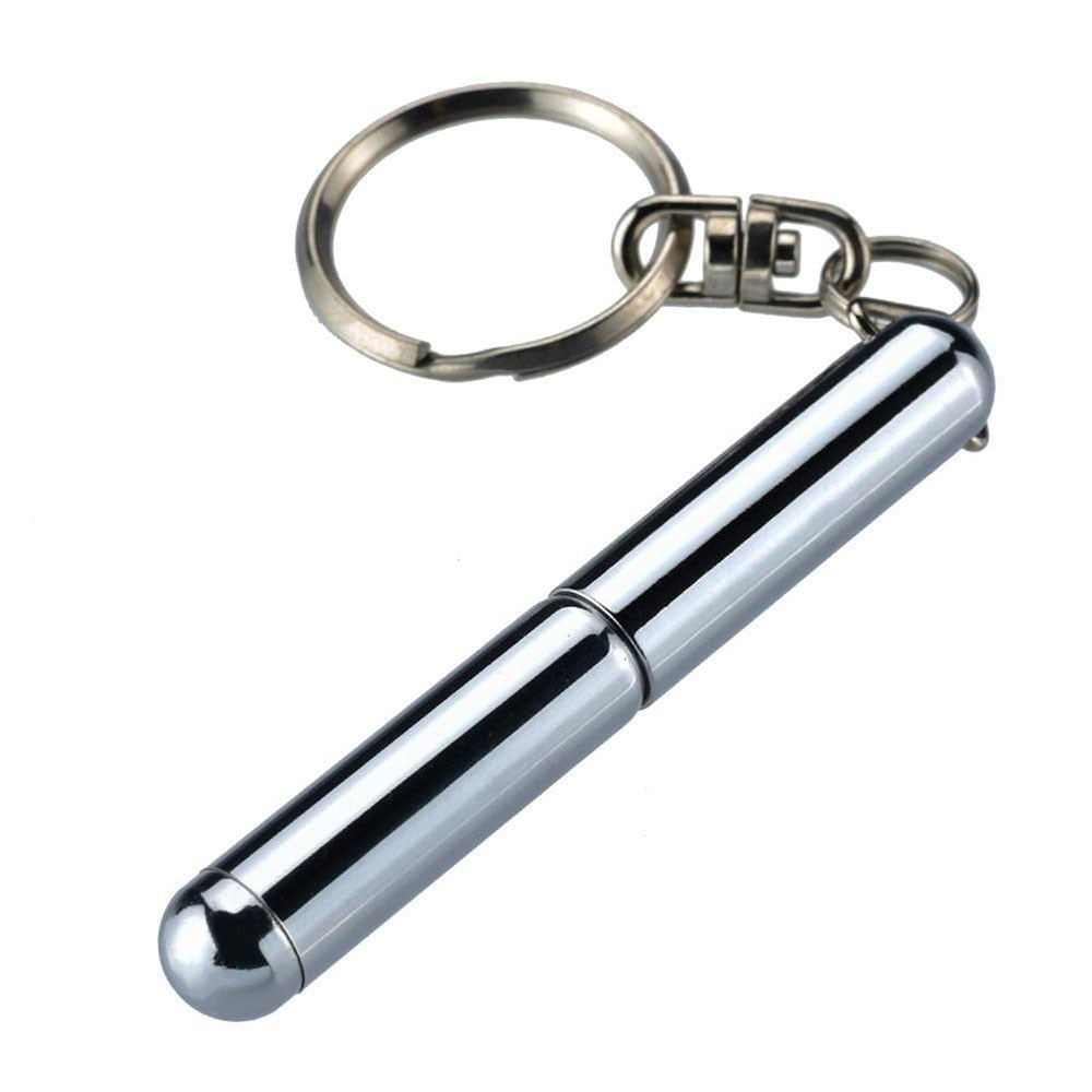 Portable Telescoping tool Pen Metal Key Ring Tool Creative Telescoping Stainless Steel Pen Keychain Ergonomic Ball Point Pen - Free Shipping - aurelia-clothing-8955