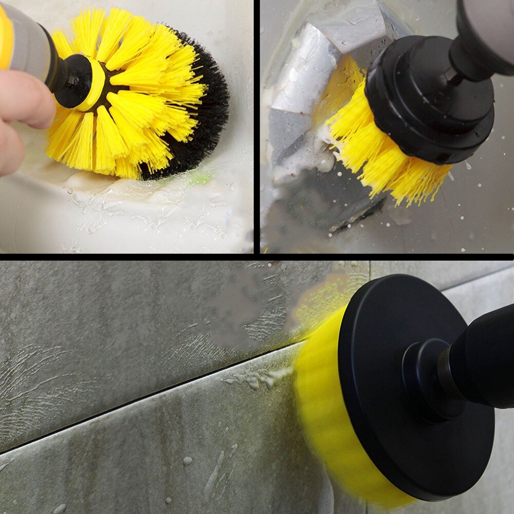Power Scrubber Brush Set for Bathroom Car | Drill Scrubber Brush - Free Shipping - aurelia-clothing-8955