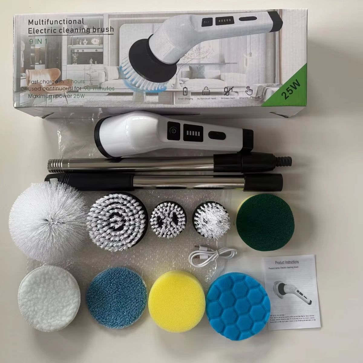 Powerful Cordless Electric Spin Scrubber-Free Shipping - aurelia-clothing-8955
