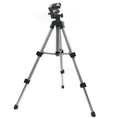 Professional Foldable Camera Tripod Holder Stand Screw 360 Degree Fluid Head Tripod Stabilizer Aluminum with Phone Holder - Free Shipping - aurelia-clothing-8955