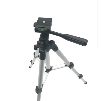 Professional Foldable Camera Tripod Holder Stand Screw 360 Degree Fluid Head Tripod Stabilizer Aluminum with Phone Holder - Free Shipping - aurelia-clothing-8955
