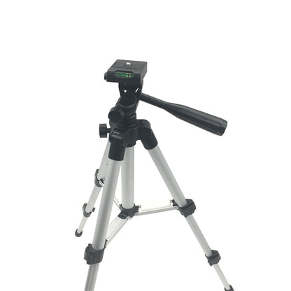 Professional Foldable Camera Tripod Holder Stand Screw 360 Degree Fluid Head Tripod Stabilizer Aluminum with Phone Holder - Free Shipping - aurelia-clothing-8955