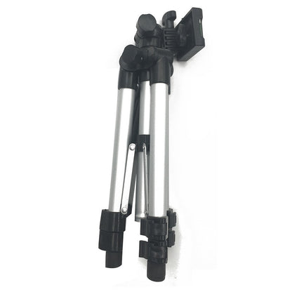 Professional Foldable Camera Tripod Holder Stand Screw 360 Degree Fluid Head Tripod Stabilizer Aluminum with Phone Holder - Free Shipping - aurelia-clothing-8955