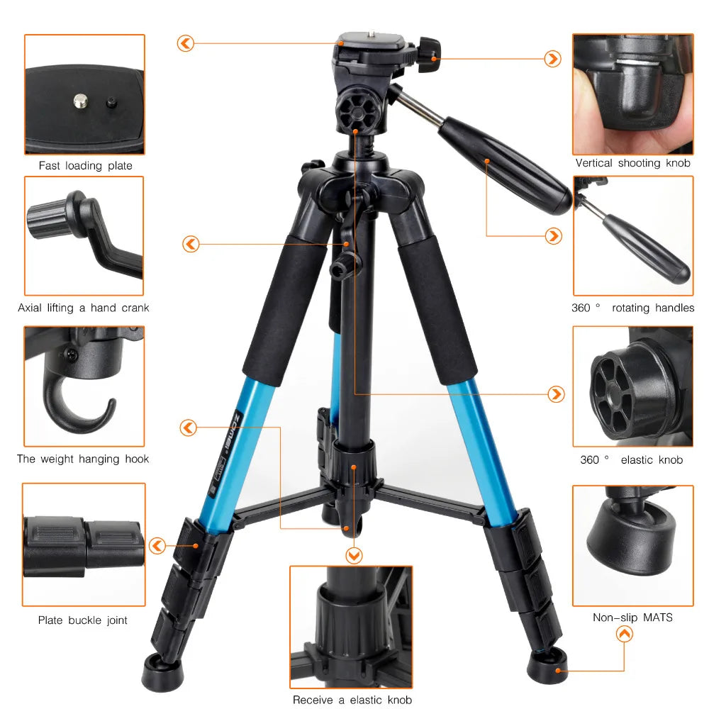 Professional PortableAluminum Camera Tripod-Free Shipping - aurelia-clothing-8955
