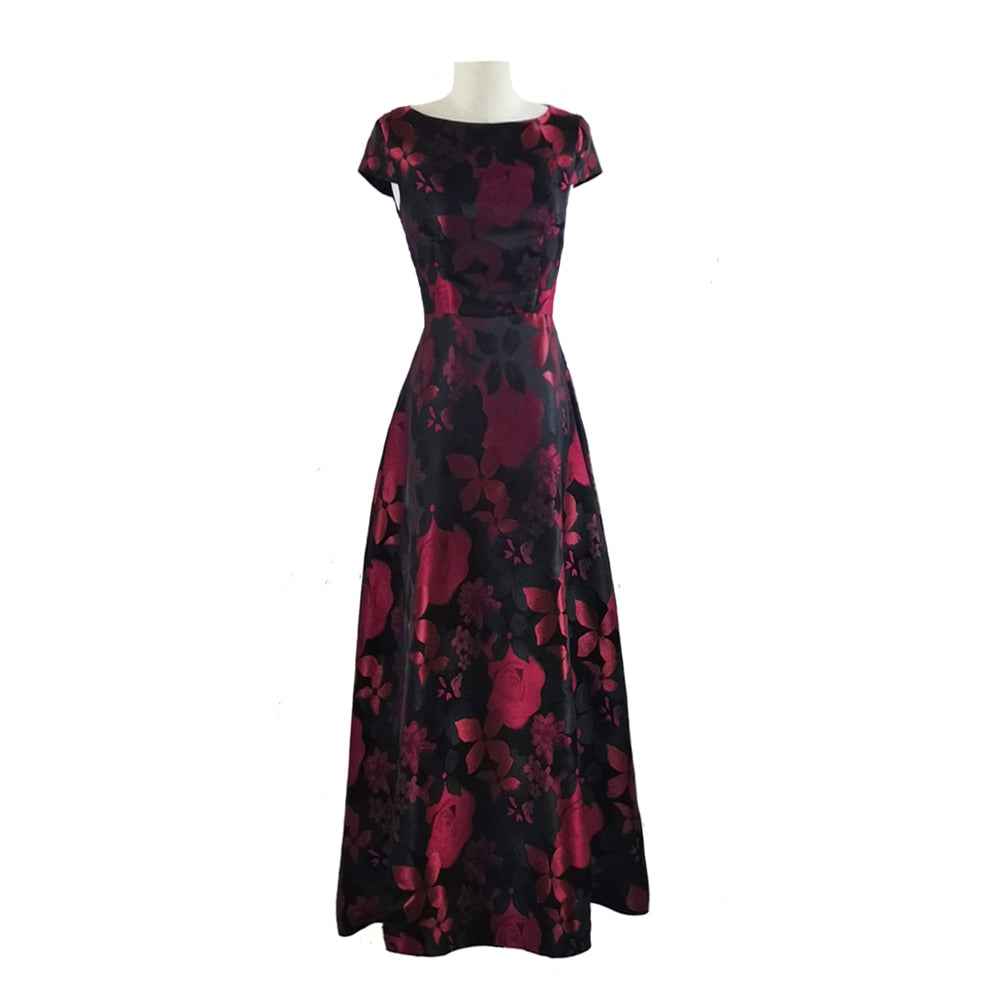 Quality New Womens Summer Long Maxi Dress Causul Elegant Ladies Boho Floral Jacquard Fashion Party Clothing Vestidos - aurelia-clothing-8955