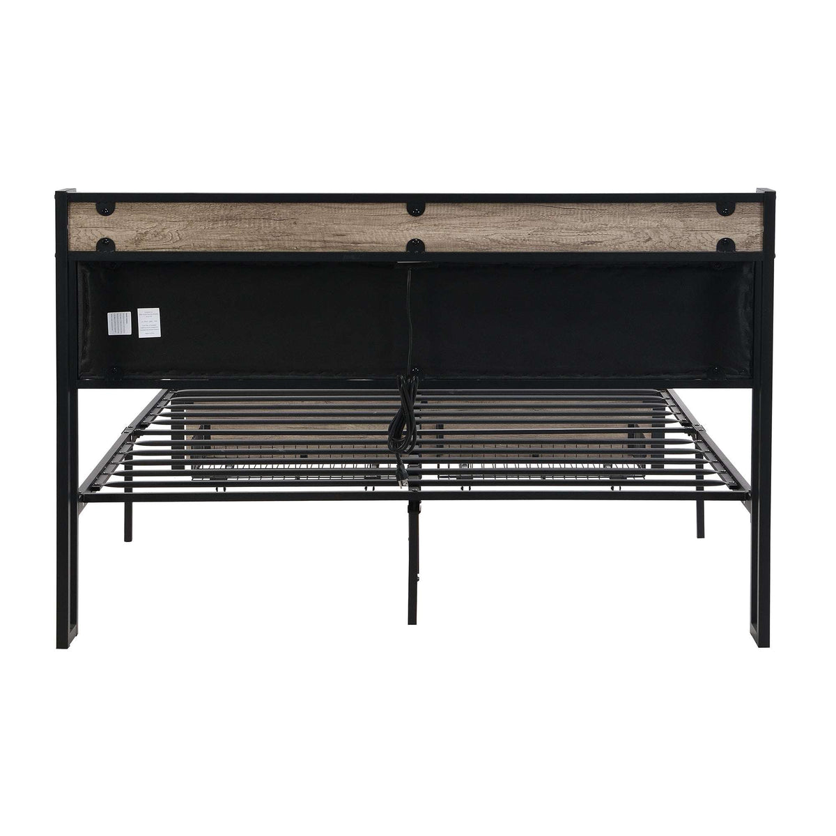 Queen Size Platform Bed Frame-Free Shipping - aurelia-clothing-8955
