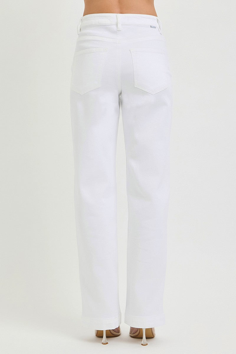 RISEN Full Size High Rise Wide Baggy Pants Plus Size-Free Shippimg - aurelia-clothing-8955