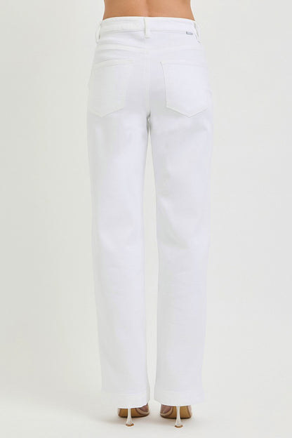 RISEN Full Size High Rise Wide Baggy Pants Plus Size-Free Shippimg - aurelia-clothing-8955
