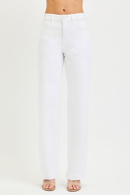 RISEN Full Size High Rise Wide Baggy Pants Plus Size-Free Shippimg - aurelia-clothing-8955