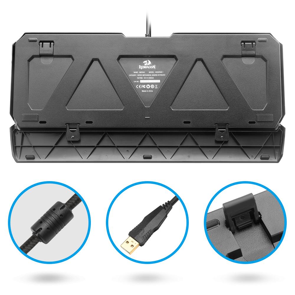 Redragon USB mechanical gaming keyboard - Free Shipping - aurelia-clothing-8955