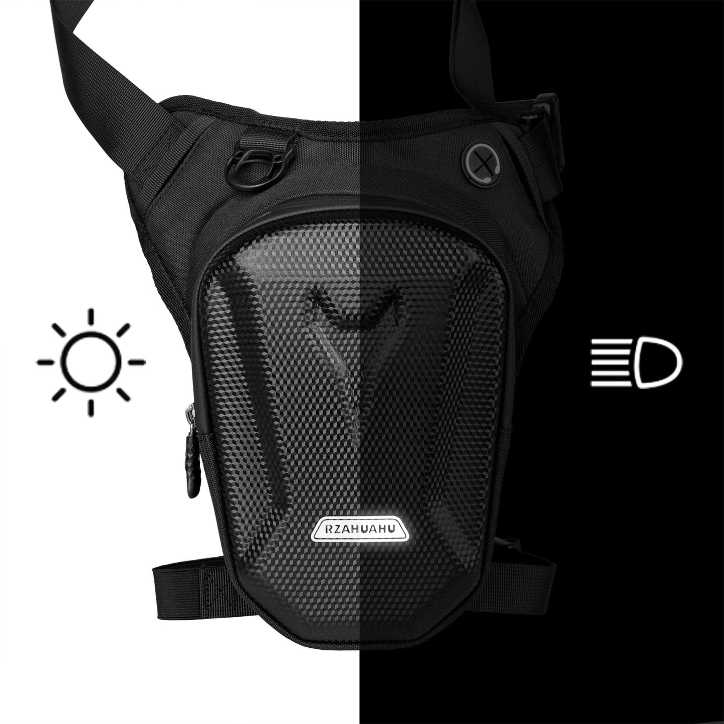 Rider Motorcycle Leg Bag Riding Bag Motorcycle Messenger Bag Mens Waist Bag Delivery Cross Bag Riding Backpack Waterproof - Free Shipping - aurelia-clothing-8955