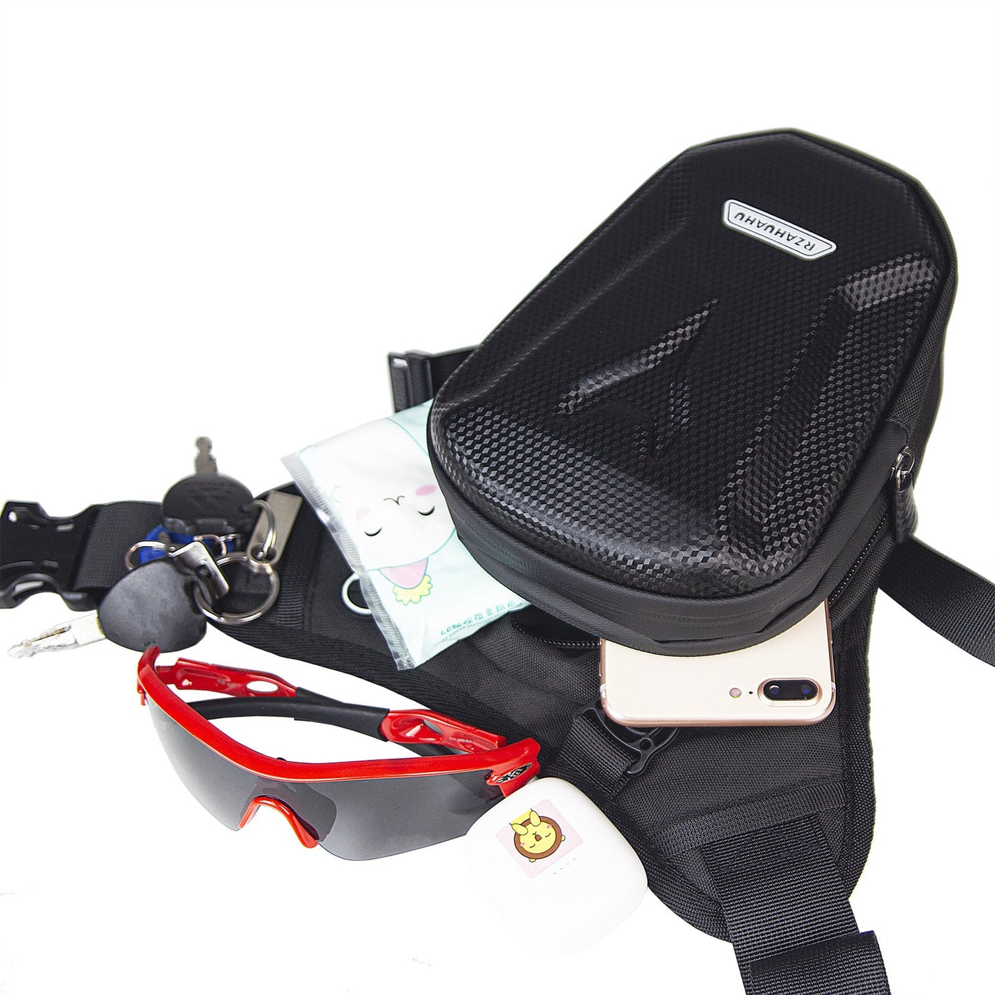 Rider Motorcycle Leg Bag Riding Bag Motorcycle Messenger Bag Mens Waist Bag Delivery Cross Bag Riding Backpack Waterproof - Free Shipping - aurelia-clothing-8955