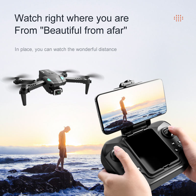 S128 Three-Sided Obstacle Avoidance Drone 4K Dual Camera HD Aerial Photography Quadcopter Mini Fixed Height Remote Control Aircraft - Free Shipping - aurelia-clothing-8955