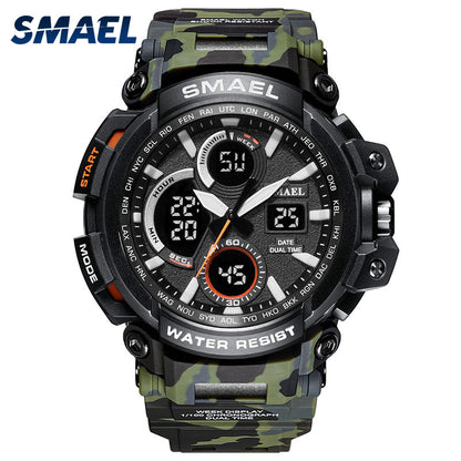 SMAEL 1708B Sport Watches Waterproof Men Watch LED Digital Watch Military Male Clock Relogio Masculino erkek kol saati Men Watch - Free Shipping - aurelia-clothing-8955