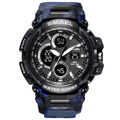SMAEL 1708B Sport Watches Waterproof Men Watch LED Digital Watch Military Male Clock Relogio Masculino erkek kol saati Men Watch - Free Shipping - aurelia-clothing-8955