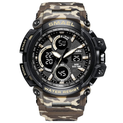 SMAEL 1708B Sport Watches Waterproof Men Watch LED Digital Watch Military Male Clock Relogio Masculino erkek kol saati Men Watch - Free Shipping - aurelia-clothing-8955
