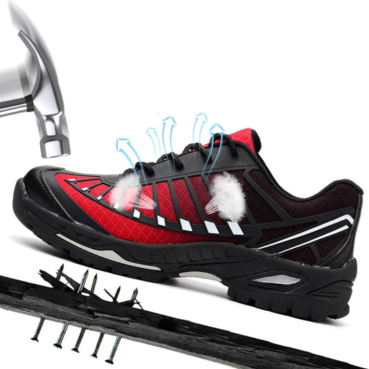 Safety Boots Outdoor Breathable Smash-Proof Puncture-Proof Workers Sneakers men shoes - Free Shipping - aurelia-clothing-8955