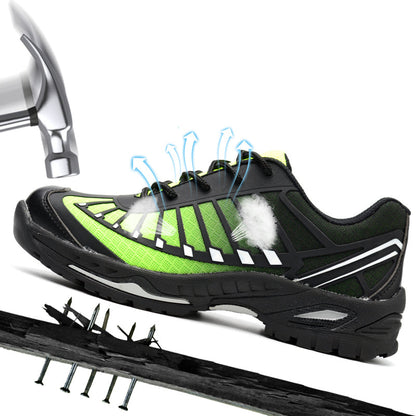 Safety Boots Outdoor Breathable Smash-Proof Puncture-Proof Workers Sneakers men shoes - Free Shipping - aurelia-clothing-8955