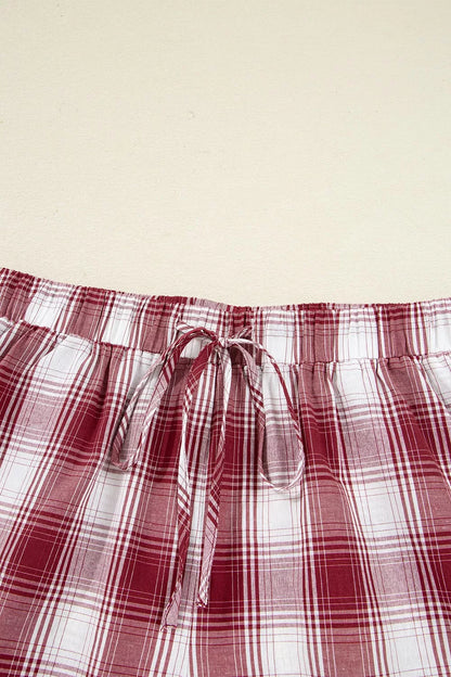 Shirt and Drawstring Shorts Lounge Set-Free Shipping - aurelia-clothing-8955
