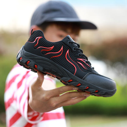 Shoes Anti-smashing Work Shoes Mesh Breathable Rubber Bottom Low Top Protective Men Shoes - Free Shipping - aurelia-clothing-8955