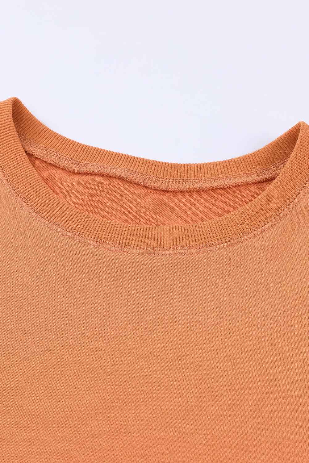 Side Slit Drop Shoulder Sweatshirt - aurelia-clothing-8955