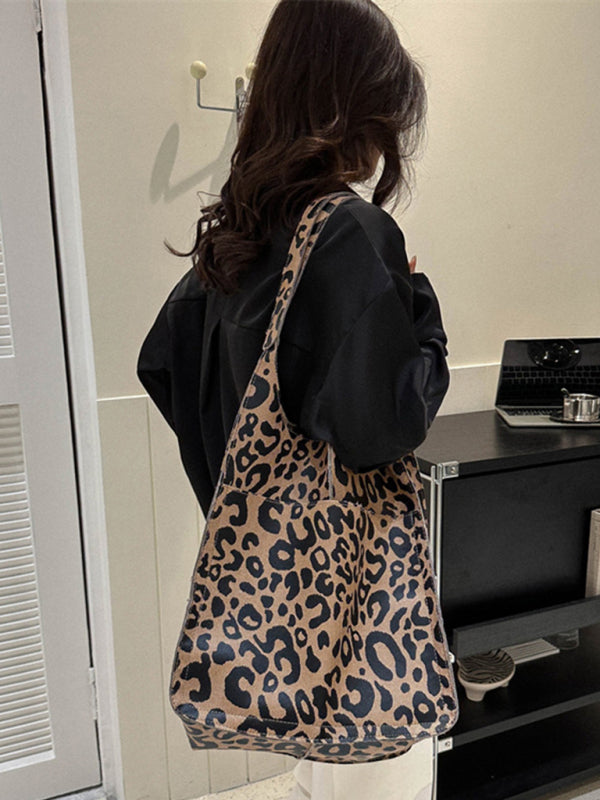 Simple Large Bag Soft Leather Large Capacity One Shoulder Portable Tote Bag-Free Shipping - aurelia-clothing-8955