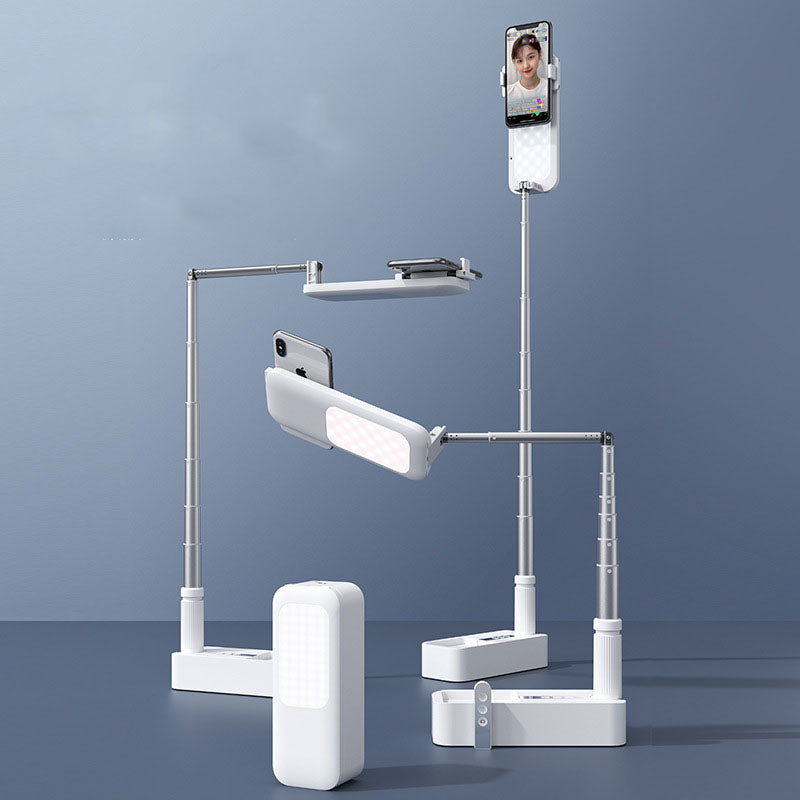 Simple new live broadcast bracket beauty fill light 1.3 meters floor multi-functional folding outdoor wireless bracket - Free Shipping - aurelia-clothing-8955