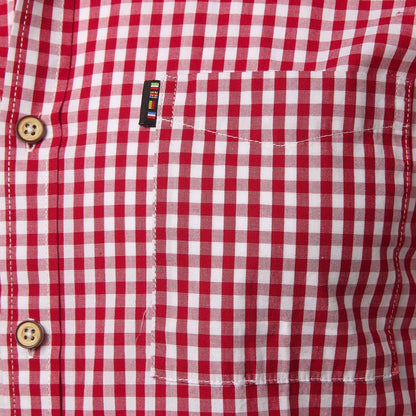 Small Plaid Shirt Men Summer Short Sleeve Cotton Mens Dress Shirts Casual Button Down Mens Shirt - Free Shipping - aurelia-clothing-8955