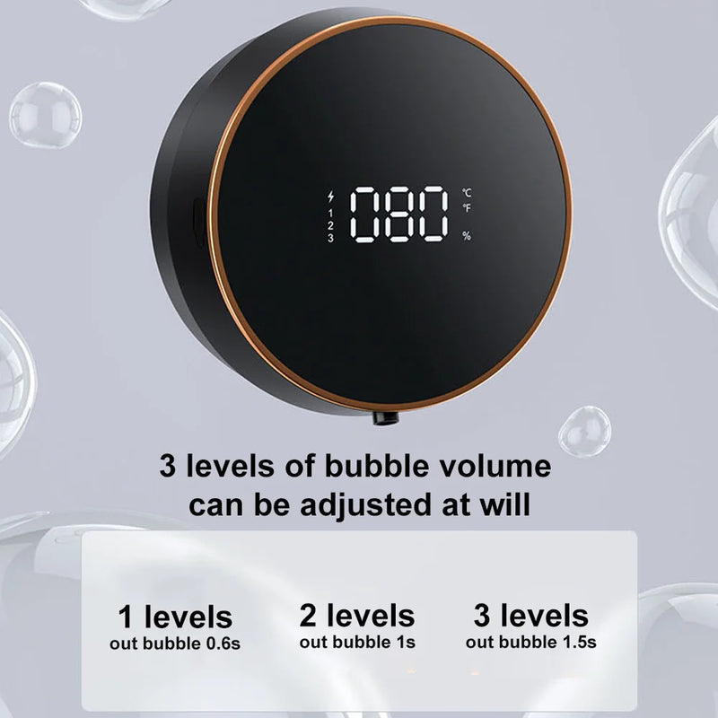 Soap Dispenser Touchless Automatic USB Liquid Foam Machine Wall-mounted Infrared Induction Hand Washer Sanitizer Tool - Free Shipping - aurelia-clothing-8955