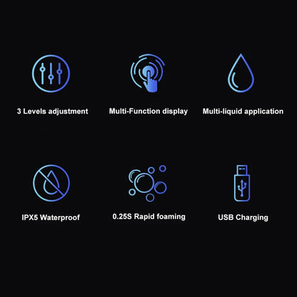 Soap Dispenser Touchless Automatic USB Liquid Foam Machine Wall-mounted Infrared Induction Hand Washer Sanitizer Tool - Free Shipping - aurelia-clothing-8955
