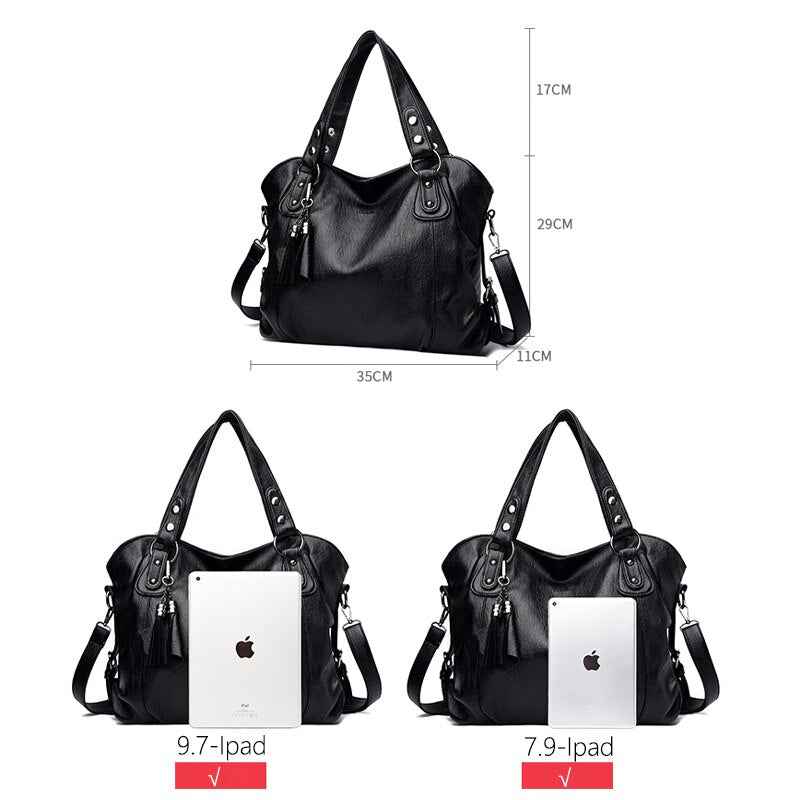 Soft Leather Luxury Handbags-Free Shipping - aurelia-clothing-8955