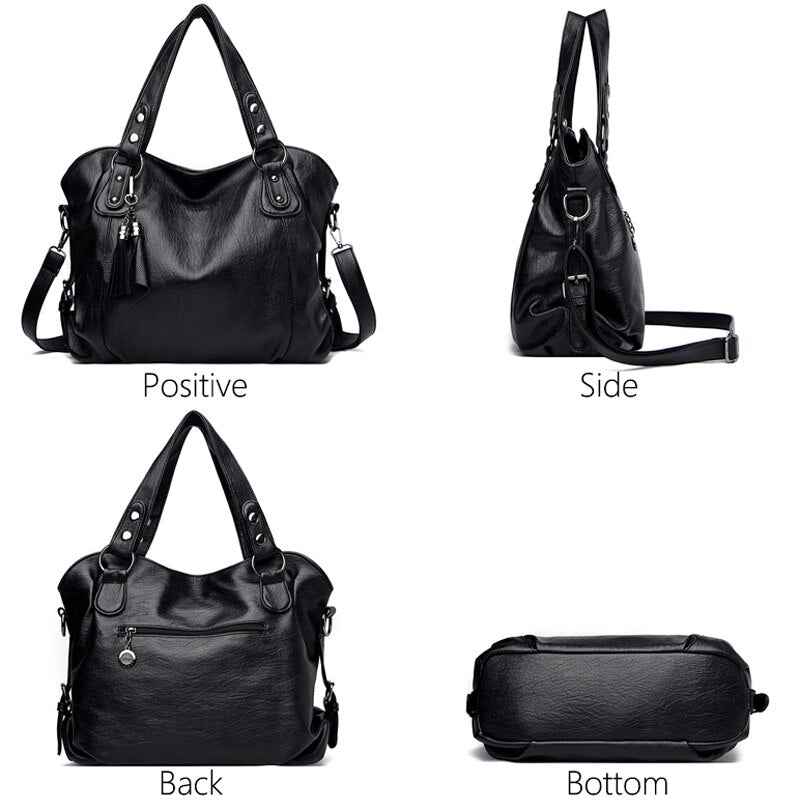 Soft Leather Luxury Handbags-Free Shipping - aurelia-clothing-8955