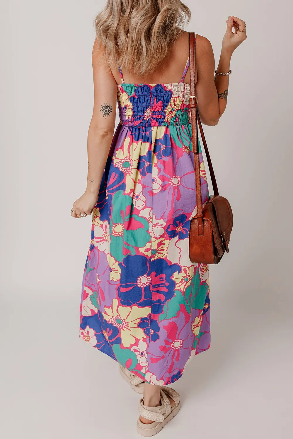 Spaghetti Strap Loose Maxi Dress-Free Shipping - aurelia-clothing-8955