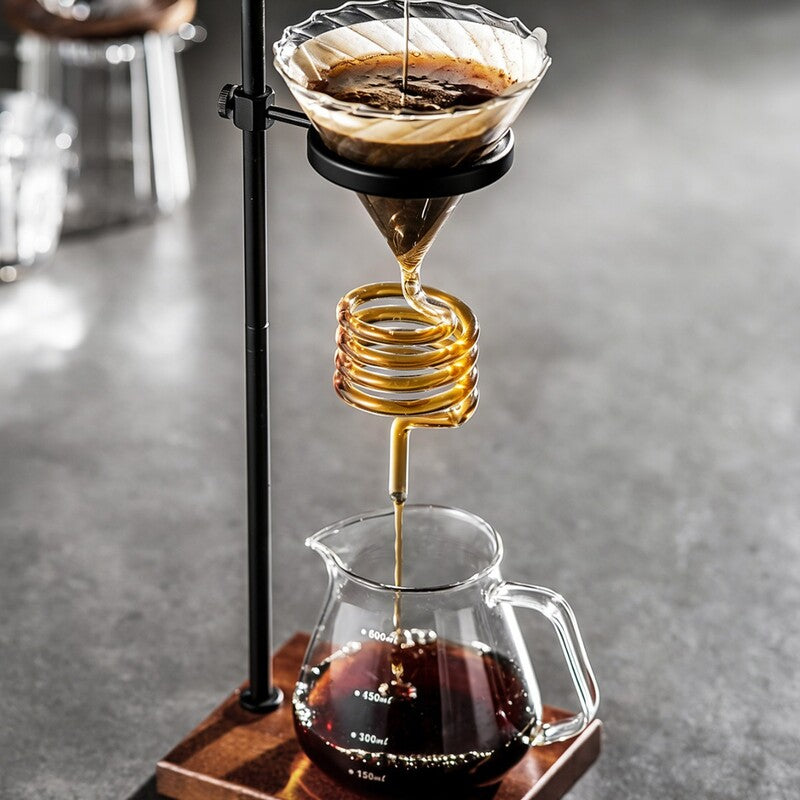 Spiral Cooling Pour-Over Coffee Filter Holder-Free Shipping - aurelia-clothing-8955