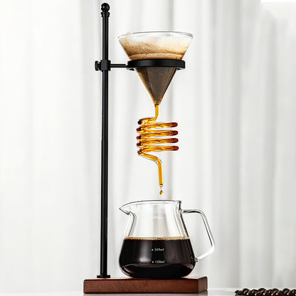 Spiral Cooling Pour-Over Coffee Filter Holder-Free Shipping - aurelia-clothing-8955