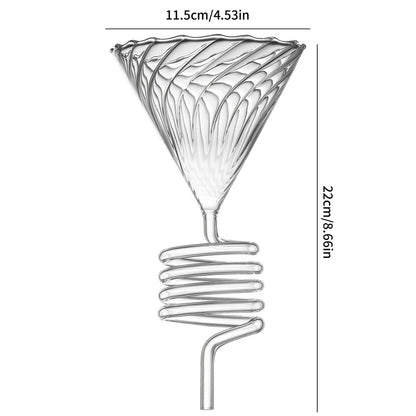Spiral Cooling Pour-Over Coffee Filter Holder-Free Shipping - aurelia-clothing-8955