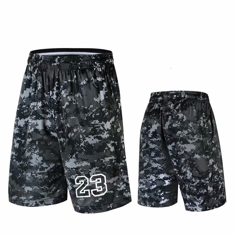 Sport Athletic USA NO.23 Basketball Shorts Training Men Active Shorts Loose Pockets - Free Shipping - aurelia-clothing-8955
