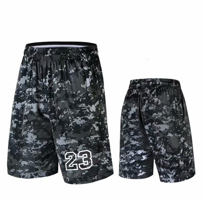 Sport Athletic USA NO.23 Basketball Shorts Training Men Active Shorts Loose Pockets - Free Shipping - aurelia-clothing-8955
