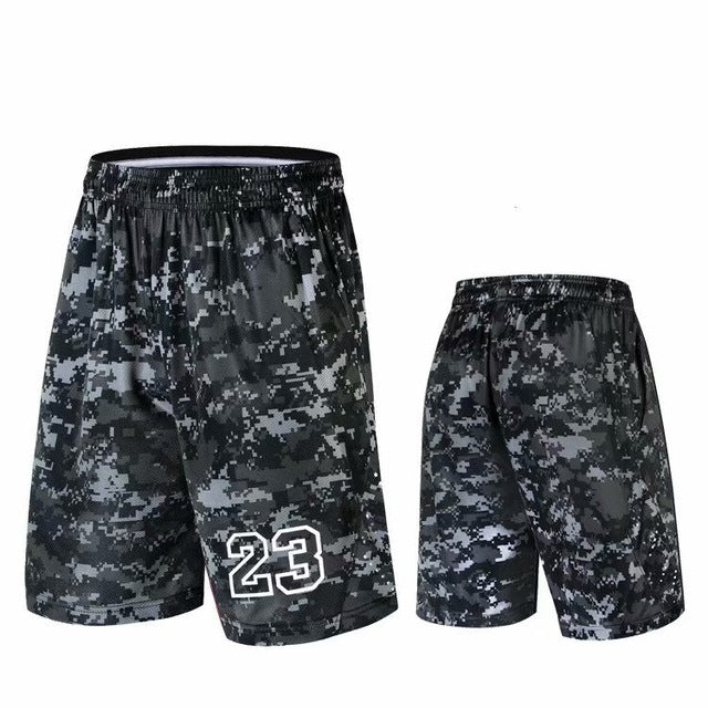 Sport Athletic USA NO.23 Basketball Shorts Training Men Active Shorts Loose Pockets - Free Shipping - aurelia-clothing-8955