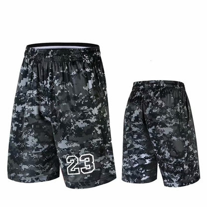 Sport Athletic USA NO.23 Basketball Shorts Training Men Active Shorts Loose Pockets - Free Shipping - aurelia-clothing-8955