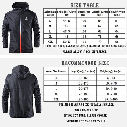Spring Summer Mens Fashion Outerwear Windbreaker Men S Thin Jackets Hooded Casual Sporting Coat Big Size - Free Shipping - aurelia-clothing-8955