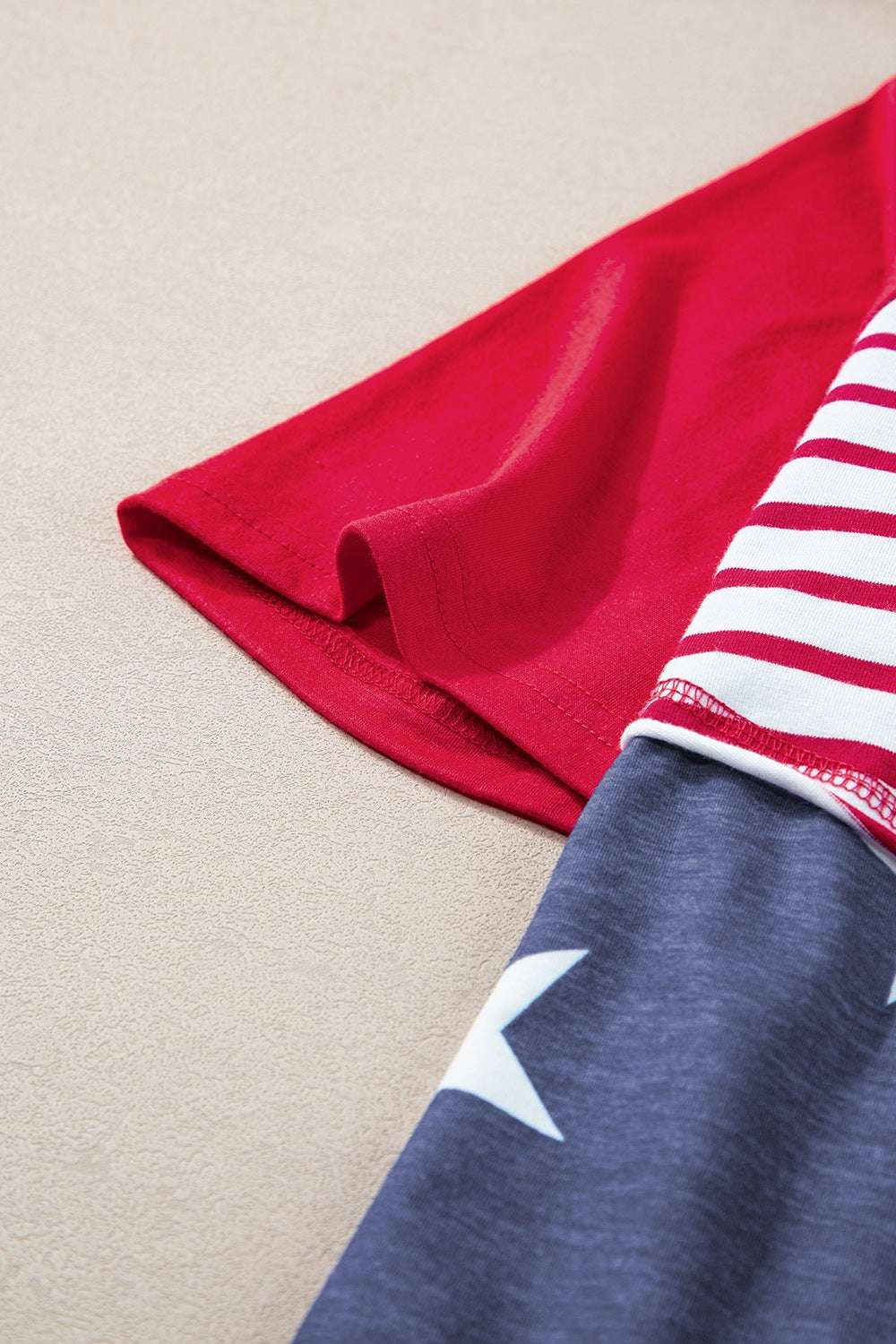 Stars and Stripes Print Drawstring Hoodie - aurelia-clothing-8955