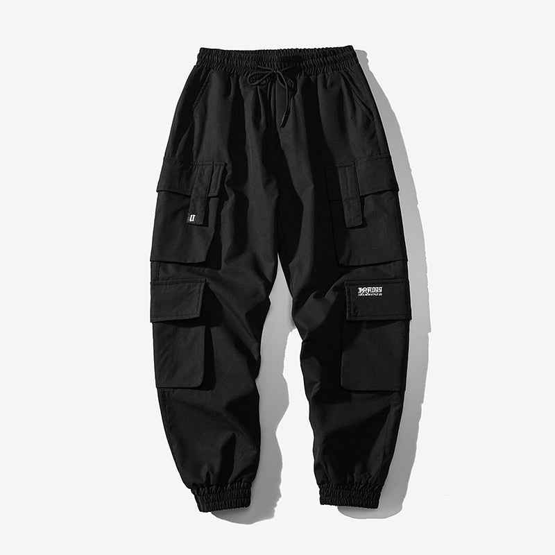 Streetwear Black Pants Women Korean Style Elastic Waist Sweatpants Baggy Pants Summer Autumn Hip Hop Harajuku Trousers Women - aurelia-clothing-8955