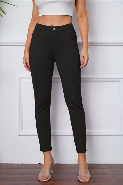 Stretchy Stitch Pants by Basic Bae - aurelia-clothing-8955