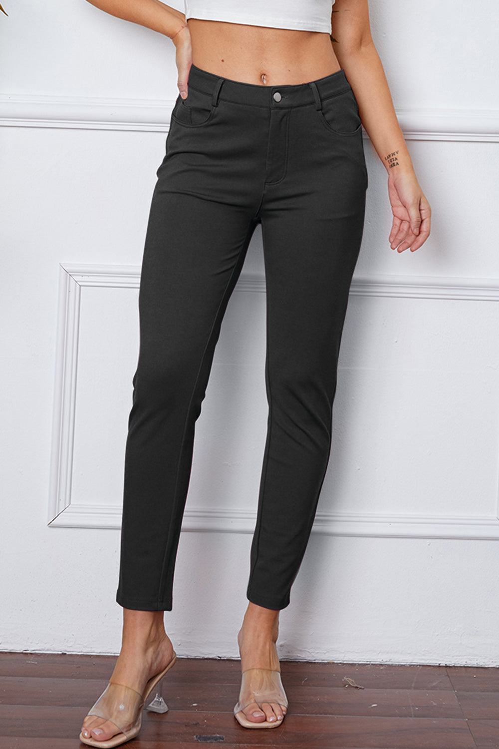 Stretchy Stitch Pants by Basic Bae - aurelia-clothing-8955