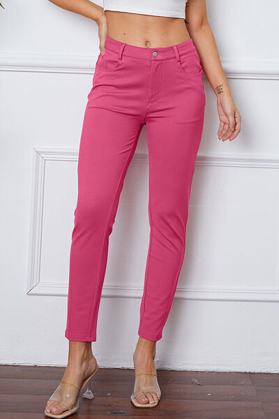 Stretchy Stitch Pants by Basic Bae - aurelia-clothing-8955