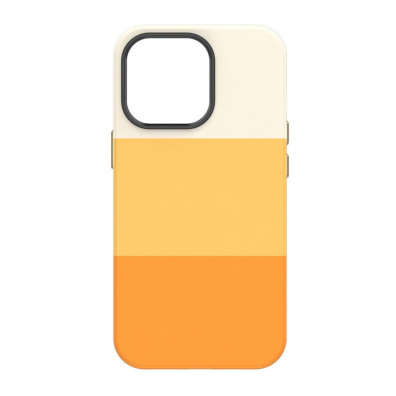 Suitable for Apple iPhone mobile phone case Apple 14Pro Max three color splicing and color blocking anti-drop case cover - Free Shipping - aurelia-clothing-8955