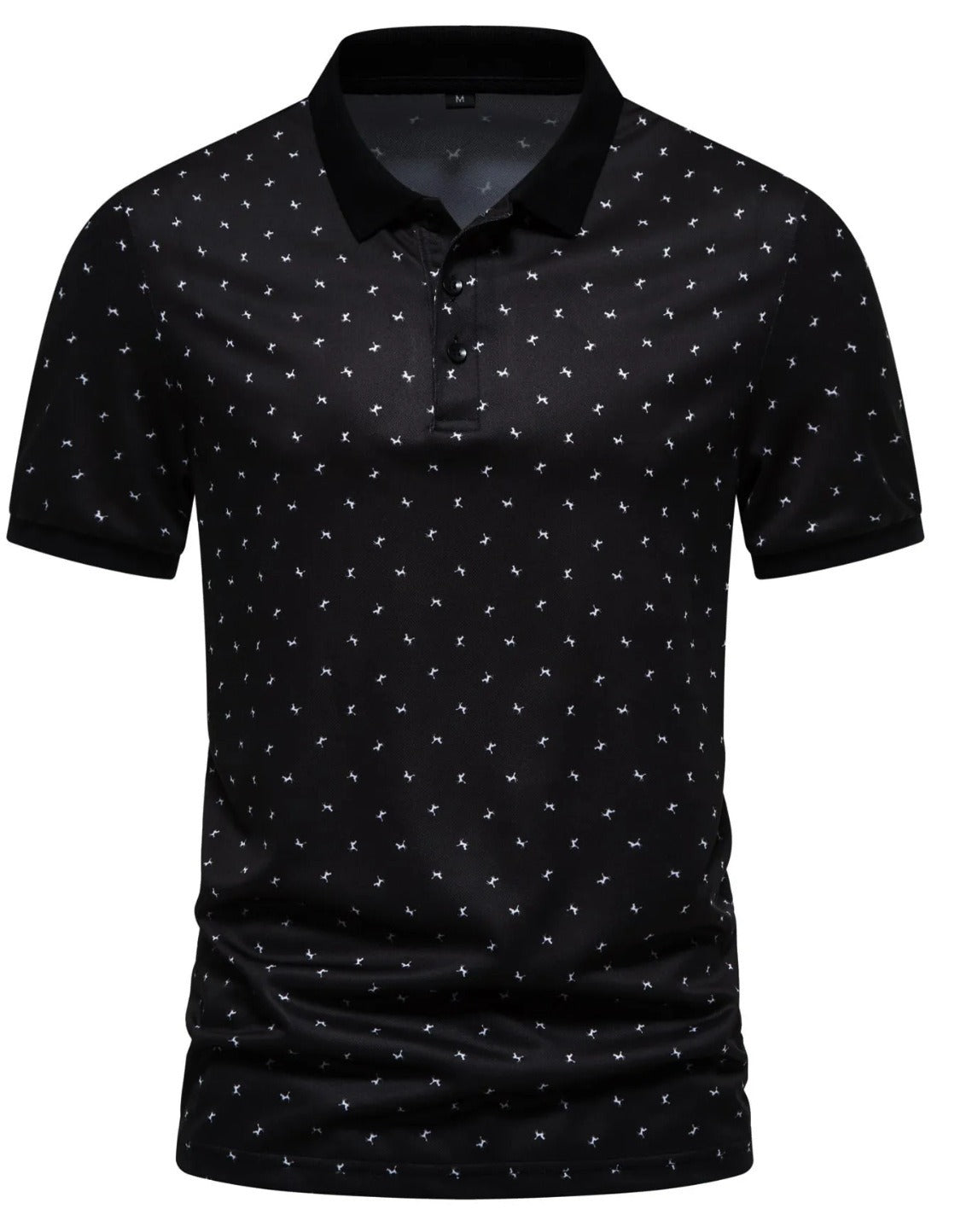 Summer Fashion Mens Polo Shirt Fashion Casual Mens Short Sleeve 3D Printing Button Golf Sweatshirt - Free Shipping - aurelia-clothing-8955
