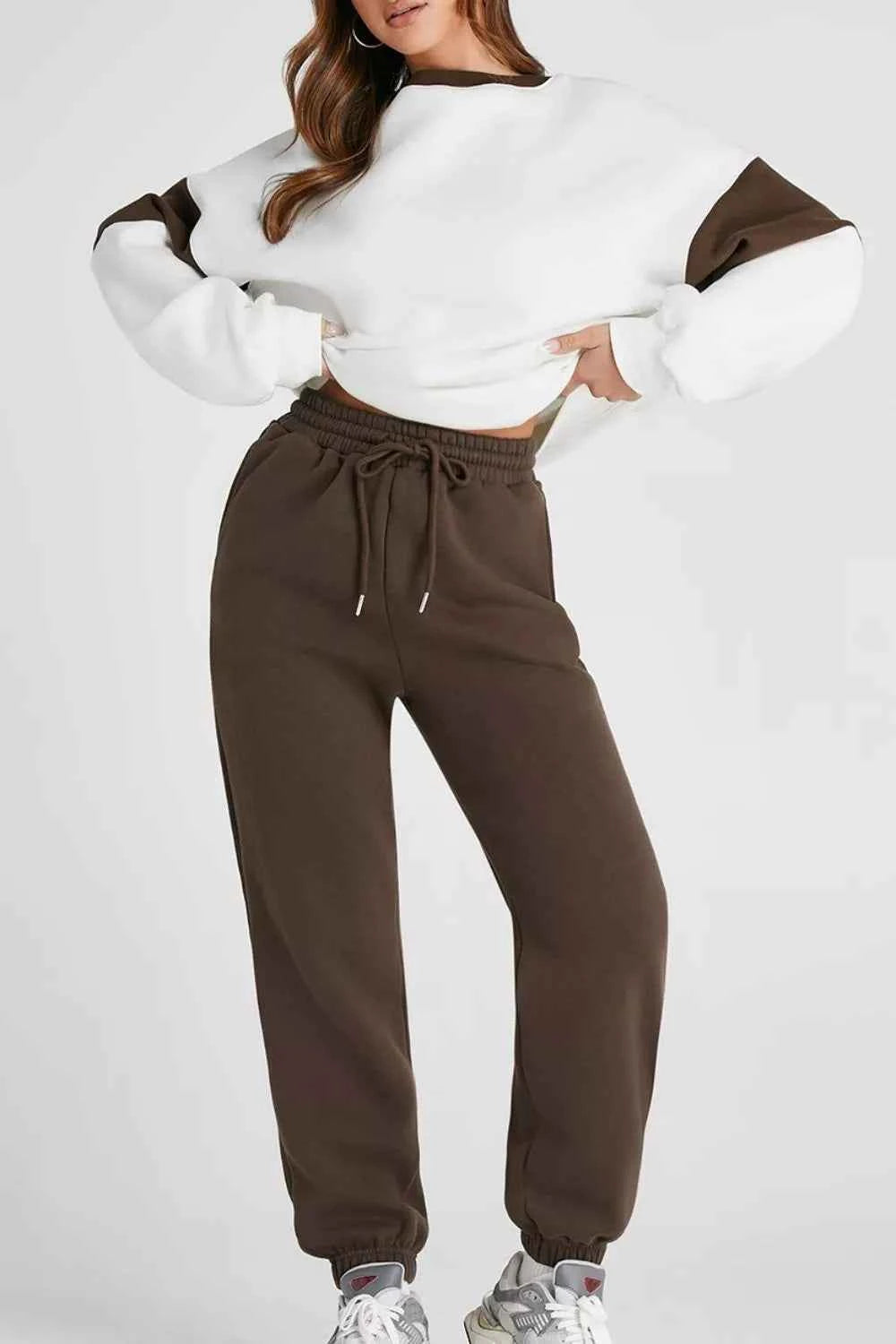 Sweatshirt and Joggers Active Set-Free Shipping - aurelia-clothing-8955