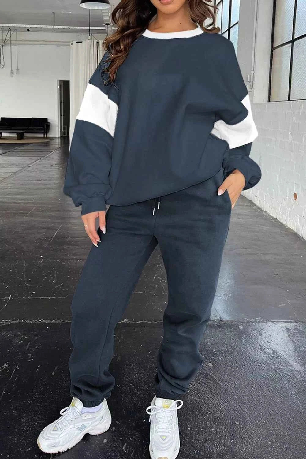 Sweatshirt and Joggers Active Set-Free Shipping - aurelia-clothing-8955